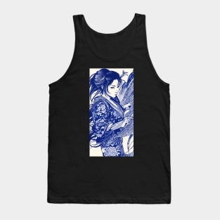 Japanische Geisha: Ästhetisches Bild der japanischen Kultur Tank Top